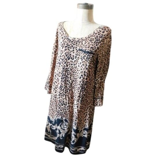 Soma Size M Medium Leopard Print Nightgown Sleep - Picture 2 of 3
